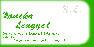 monika lengyel business card